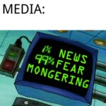 Spongebob Memes Spongebob, Fox News text: MEDIA:  Spongebob, Fox News