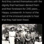 Black Twitter Memes Tweets, African, Texas, Juneteenth, Fuck, Europe text: Isabel Wilkerson @lsabelwilkerson And they carried themselves with the dignity that had been denied them and their forebears for 246 years Happy Juneteenth. In honor of the last of the enslaved people to hear that they had been freed. 