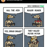 Star Wars Memes Prequel-memes, Roger, Peter, Palpatine, Instagram, Clarence text: safely_endangered KILL THE JEDI YES, DRVID DRVID? SAFELY ENDANGERED ROGER ROGER THEY KILLED PETER PETER 