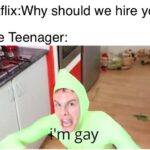 Dank Memes Dank, Netflix, LGBTQ, LGBT text: Netflix:Why should we hire you? The Teenager: gay 