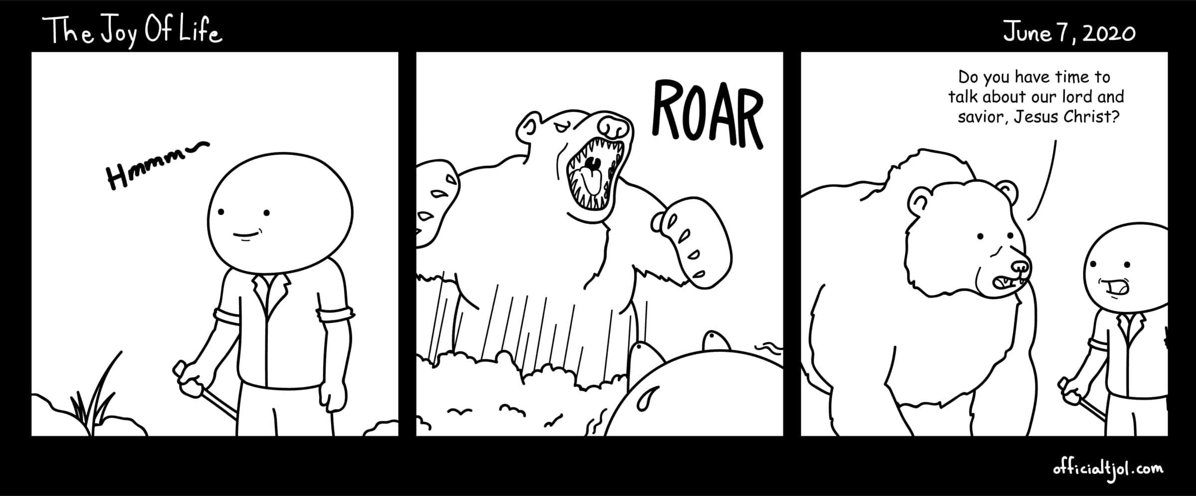 Bear attack, Bear Attack Comics Bear attack, Bear Attack text: 