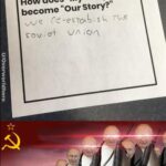 other memes Funny, Putin, Stalin, Soviet Onion, Please text: How does "My Story become "Our story? W e re-estcnlöisk sov un icon  Funny, Putin, Stalin, Soviet Onion, Please