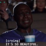 Holt crying 'Its so beautiful' Brooklyn 99 meme template blank  Brooklyn 99, Holt, Crying, Happy, Sad, Beautiful, Pretty, Reaction