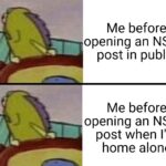 other memes Funny, NSFW text: Me before opening an NSFW post in public Me before opening an NSFW post when I