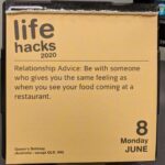 feminine memes Women, Advice text: hacks 2020 Relationship Advice: Be with someone who gives you the same feeling as when you see your food coming at a restaurant. Queen