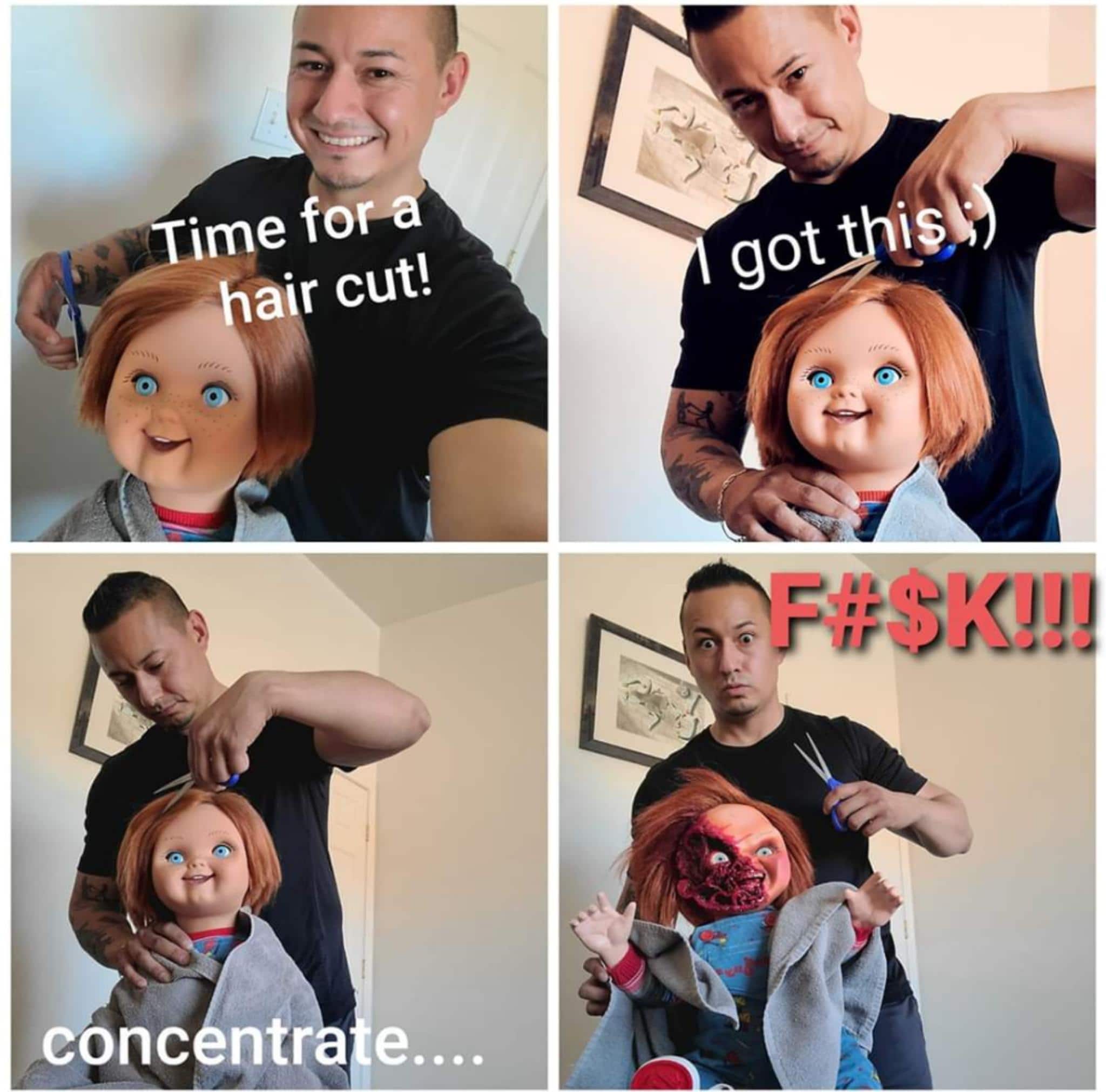Cringe, Haircuts cringe memes Cringe, Haircuts text: conc ntr e 