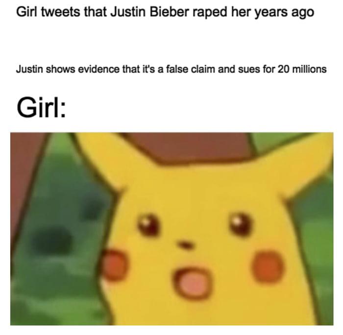 Dank, Bieber, Justin Bieber, Justin, JB, IL Justin Bieber Dank Memes Dank, Bieber, Justin Bieber, Justin, JB, IL Justin Bieber text: Girl tweets that Justin Bieber raped her years ago Justin shows evidence that it's a false claim and sues for 20 millions Girl: 