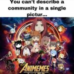 Anime Memes Anime, Tate text: You can