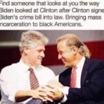Political Memes Political, Vermont, Biden text: Find someone that looks at you the way Biden looked at Clinton after Clinton signed Biden