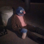 Grover sitting by trash Sad meme template blank  Sad, Sesame Street, Grover, Blue, Puppet, Trash, Grabage, Sitting