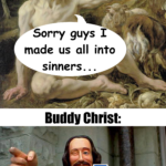 Christian Memes Christian, Thank You Buddy Christ, OC text:  Christian, Thank You Buddy Christ, OC