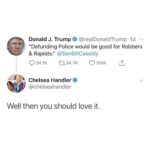 Political Memes Political, Chelsea Handler, Trump, Reddit, Chelsea text: Donald J. Trump @realDonaldTrump • Id 