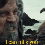 Star Wars Memes Luke-skywalker, Luke Version text: I can milk  Luke-skywalker, Luke Version