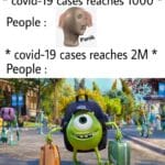 Dank Memes Dank, NZ, New Zealand, America, Corona, Brazil text: * covid-19 cases reaches 1000 * People : paniW * covid-19 cases reaches 2M * People : 