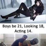 other memes Dank, Facebook text: Girls be 14, Looking 18, Acting 21. Boys be 21, Looking 18, Acting 14.  Dank, Facebook