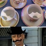 History Memes History, Victorian, British, UK, Kraut text: IN THE 19TH CENTURY, MOUSTACHE CUPS WERE MADE SO MEN DIDN