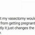 Dank Memes Hold up,  text: I thought my vasectomy would keep my wife from getting pregnant but apparently it just changes the color of the baby.  Hold up, 