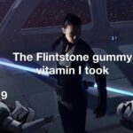 Star Wars Memes Sequel-memes, Rey, Flinstone text: The Flintstone gummy min I took Covid-19 Covid-19  Sequel-memes, Rey, Flinstone