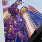 Avengers Memes Thanos, Thanos text: 구주.  Thanos, Thanos