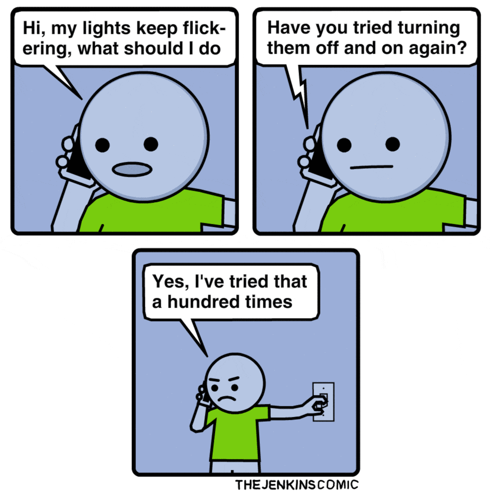 Flickering, Flickering, Download, VredditDownloader, VgI1, Support Comics Flickering, Flickering, Download, VredditDownloader, VgI1, Support text: Yes, I've tried that a hundred times THEJENKINSCOMIC 