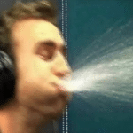 Man spitting drink Reaction meme template blank  Reaction, Spitting, Drink, Water, Shocked, Surprised