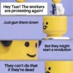 History Memes History, Russia, Porsche, Write, Tsar, Simon Sebag Montefiore text: Hey Tsar! The workers are protesting again! Just gun them down They can