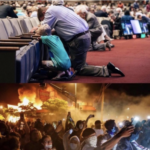 boomer memes Political, Christianity text: Democrats Banned This Gathering: But Not This One:  Political, Christianity