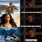 other memes Funny, Rex, Alicia Vikander, Wonder Woman, Vikander, Tina text: m A REAL STRONGNULECUUTER PERFECTION 
