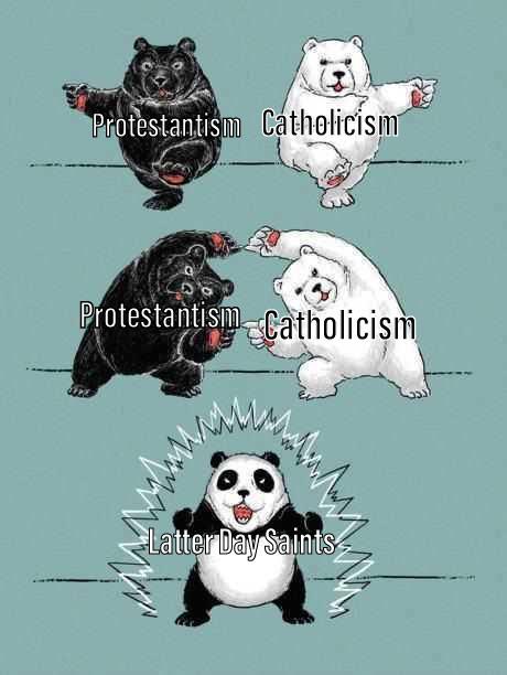 Christian, Protestant, Catholic Christian Memes Christian, Protestant, Catholic text: n Catholicism Protestantisml atholicism atterîay . ints 