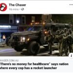 Political Memes Political, SWAT, ISIS, PD, Obama, No text: The Chaser 16 mins CHASER.COM.AU "There