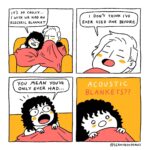 Comics  electric blanket(from fullcolourcactus), Electric Blanket text: IT