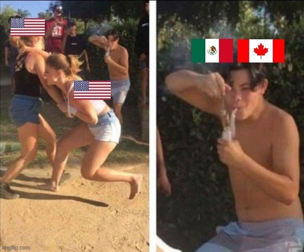 Funny, Mexico, Canada, America, Montreal, Canadian other memes Funny, Mexico, Canada, America, Montreal, Canadian text: 