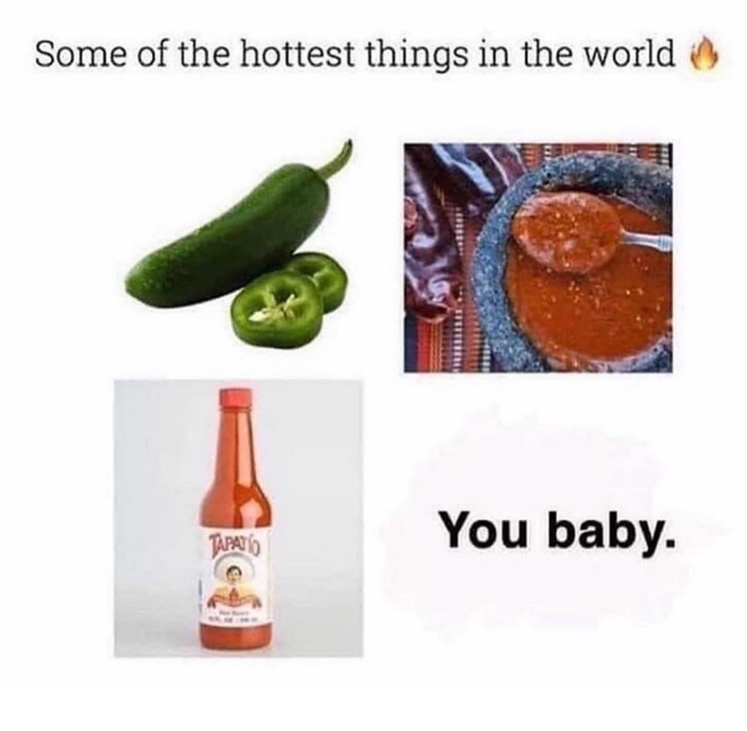 Wholesome memes, Scovilles Wholesome Memes Wholesome memes, Scovilles text: Some of the hottest things in the world You baby. 