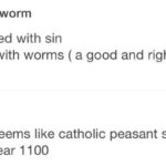 Christian Memes Christian,  text: unchillworm people: filled with sin dirt: filled with worms ( a good and righteous thing) zevri this post seems like catholic peasant shitposting from the year 1100  Christian, 