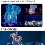 Star Wars Memes Ot-memes, CuMxNA text: A German circus is using Holograms instead of live animals for a cruelty-free magical experience. And it