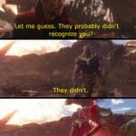 Avengers Memes Thanos, Han Solo text: Let me guess. They probably didn