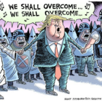 Political Memes Political, Bless Their Kindred Souls text: WE SHALL OVERCOME... WE SHALL OVERCOME... 