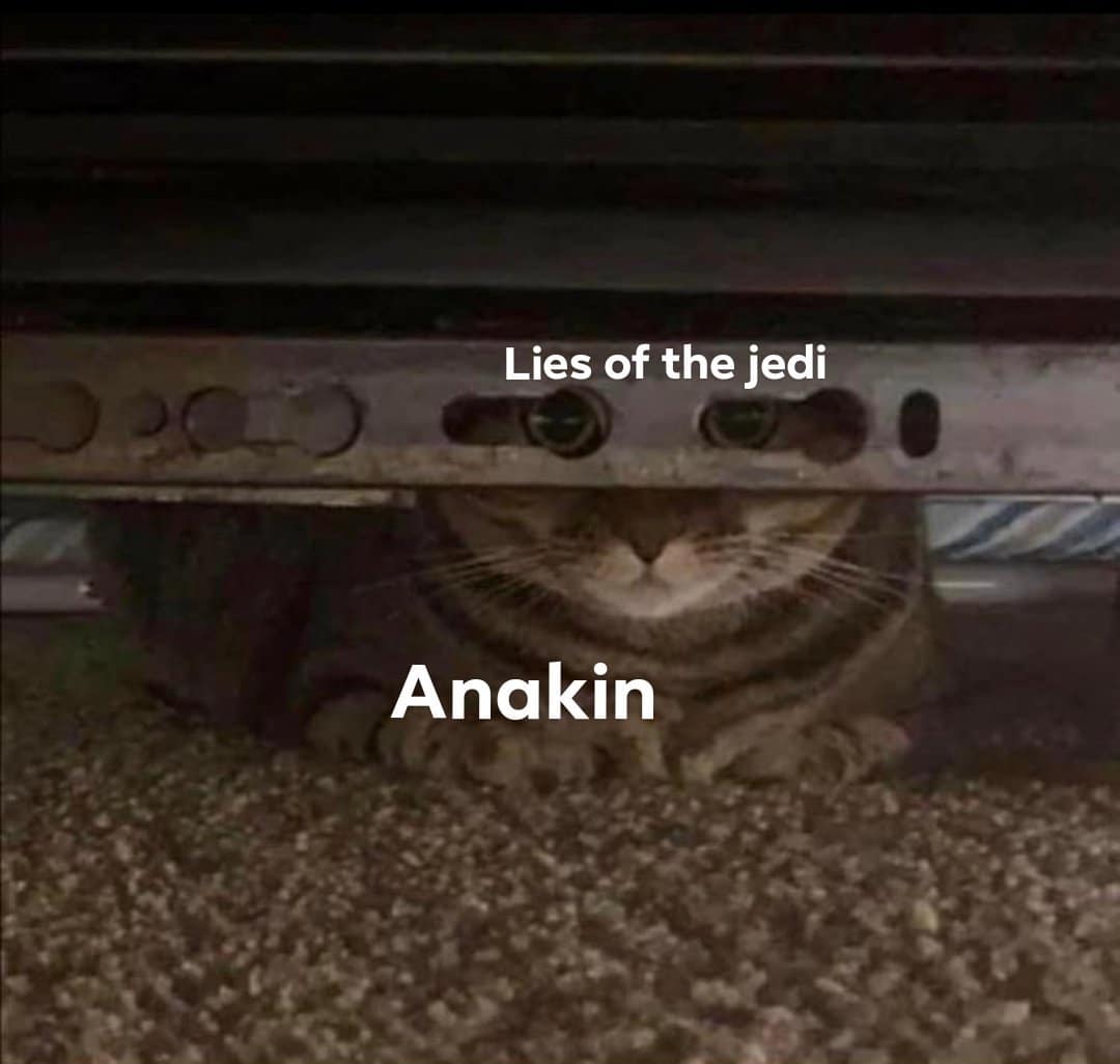 Prequel-memes, Hah Star Wars Memes Prequel-memes, Hah text: Lies of the jedi Anakin 