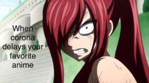 Anime Memes Anime, Season text: Wh coron delaySy r j fav rite anime