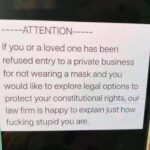 Dank Memes Hold up, HolUp, Wheel, Spin, Thanks, PHW9MM text: I -----ATTENTION----- If you or a loved one has been refused entry to a private business for not wearing a mask and you would like to explore legal options to protect your constitutional rights, our law firm is happy to explain just how fucking stupid you are.  Hold up, HolUp, Wheel, Spin, Thanks, PHW9MM