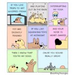 Comics  the puppuccino song(from wtacomics), WTAcomics, The Puppuccino Song text: 0 IF YOU LIKE AND PLAYING TRIPS TO GET OUT IN THE RAIN WHIPPED CREAM YET ARE DECENTLY TRAINED 0 0 IF YOU LIKE SQUEAKING TOYS AT MIDNIGHT INTERRUPTING MY YOGA AND YOUR NOSE IS HEART _ SHAPED THEN 1 KNOW THAT YOU