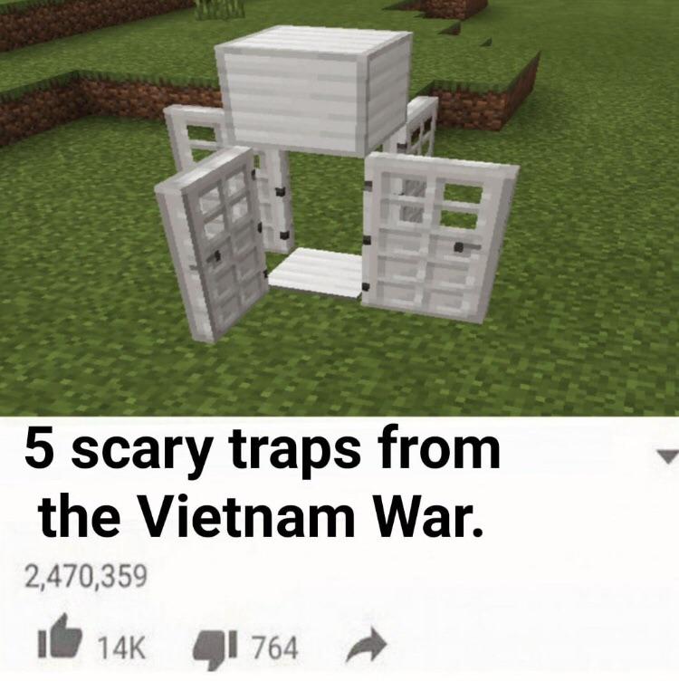 History,  History Memes History,  text: .É-:iä. 5 scary traps from the Vietnam War. 14K 764 