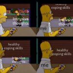 Wholesome Memes Wholesome memes, Jesus, Brain text: Intrusive thought{ healthy coping skills Wsgve—. thoughts coping skills 114 sive-• healthy —coping skills  Wholesome memes, Jesus, Brain