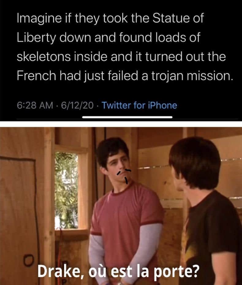 Funny, French, Statue, Liberty, Drake, Je other memes Funny, French, Statue, Liberty, Drake, Je  Jul 2020