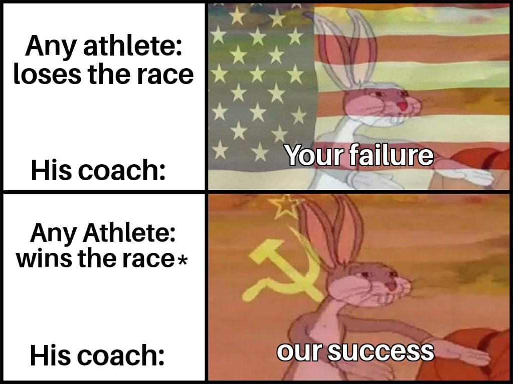 Dank,  Dank Memes Dank,  text: Any athlete: loses the race His coach: Any Athlete: wins the race* His coach: Yourfailure our success— 