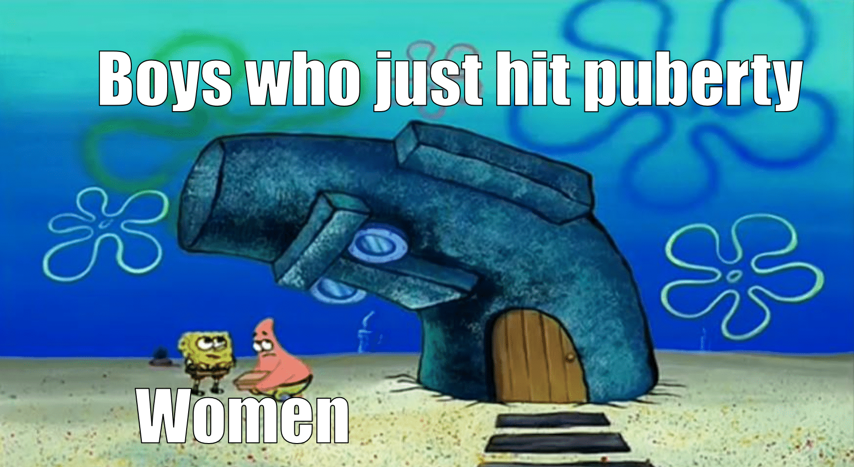 Spongebob, Hola Spongebob Memes Spongebob, Hola text: Boys who just hit puberty *Women 