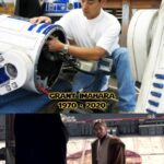 Star Wars Memes Prequel-memes, Mythbusters, Grant, Star Wars, In Peace, IP text: CRANTAlMAHAm 1970 • 2020 GOODBYE, OLD FNEND.
