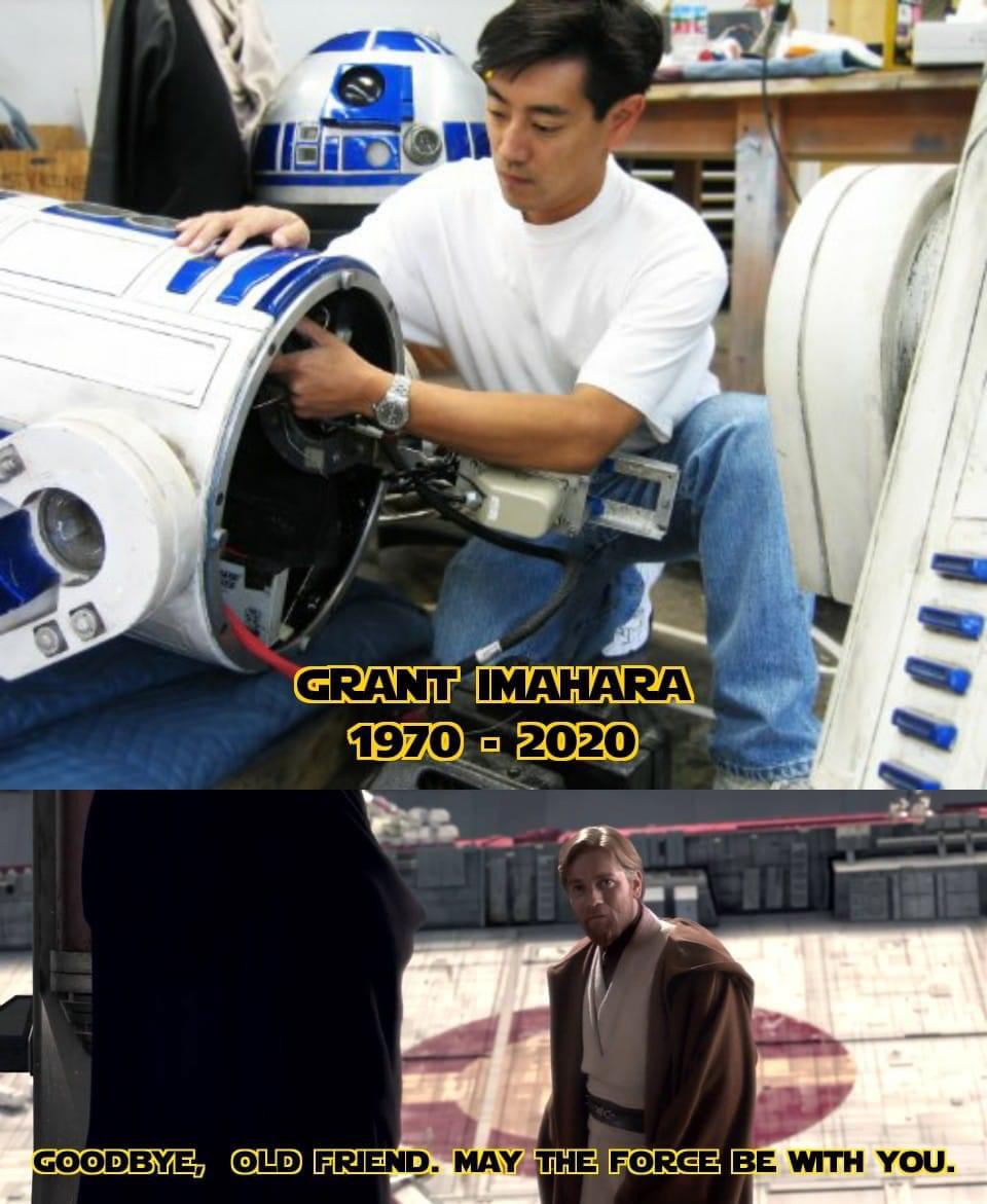 Prequel-memes, Mythbusters, Grant, Star Wars, In Peace, IP Star Wars Memes Prequel-memes, Mythbusters, Grant, Star Wars, In Peace, IP text: CRANTAlMAHAm 1970 • 2020 GOODBYE, OLD FNEND.'MAY THE*FORCE BE WTH YOU. 