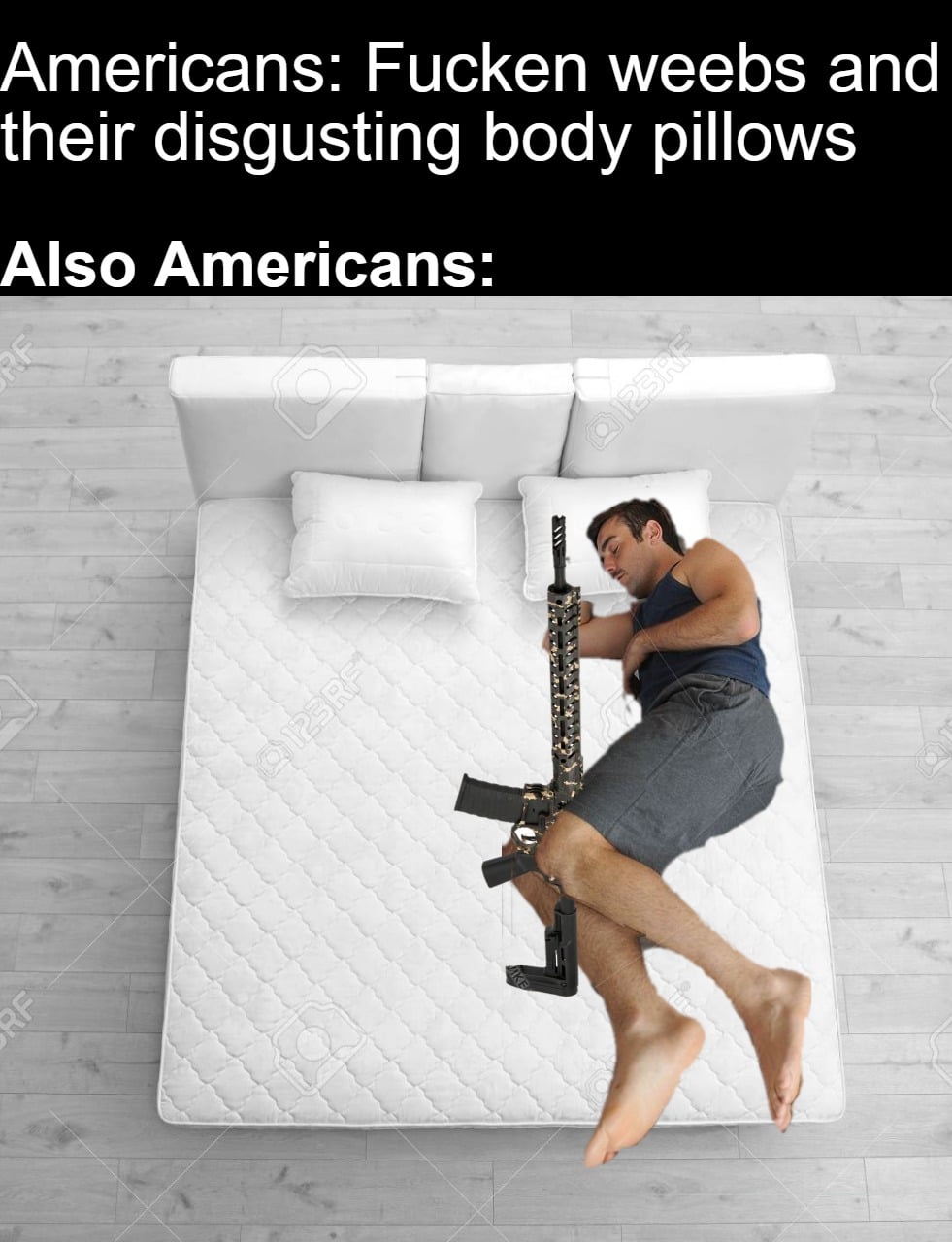 Dank, American, Americans, Step, America, Think Dank Memes Dank, American, Americans, Step, America, Think text: Americans: Fucken weebs and their disgusting body pillows Also Americans: 
