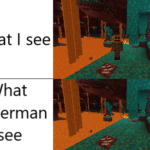 minecraft memes Minecraft, Nether text: What I see What enderman see  Minecraft, Nether
